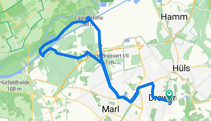 Wellerfeldweg 150A to Wellerfeldweg 150A