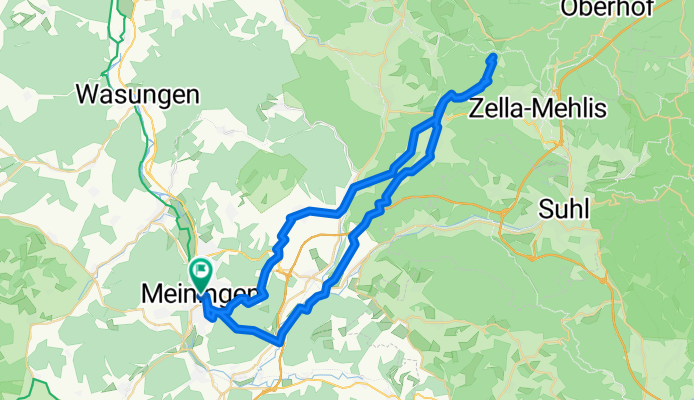 Ernestinerstraße, Meiningen nach Ernestinerstraße, Meiningen