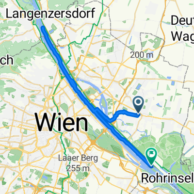 Oberdorfstraße, Wien nach Donaustadt, Wien