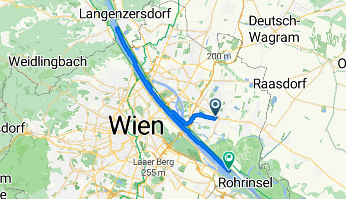 Oberdorfstraße, Wien nach Donaustadt, Wien
