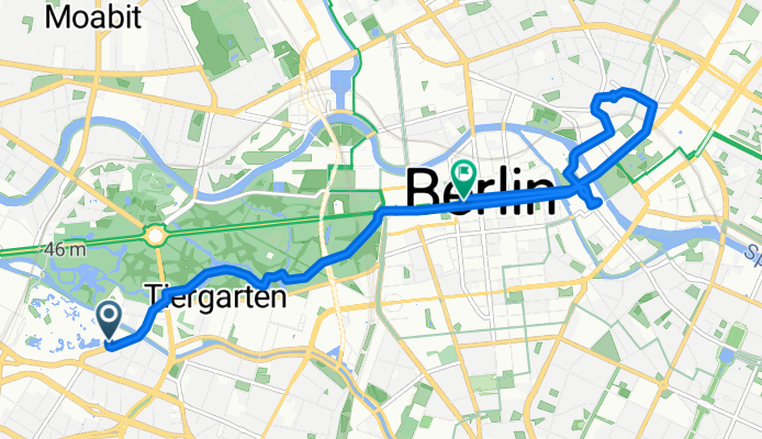 Budapester Straße, Berlin nach Unter den Linden, Berlin