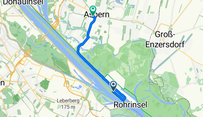 Donaustadt, Wien nach Oberdorfstraße, Wien