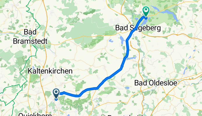 Route von Finkenweg, Henstedt-Ulzburg
