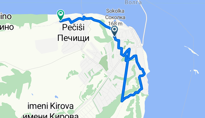 From Verkhneuslonskoye to Pechishchinskoye