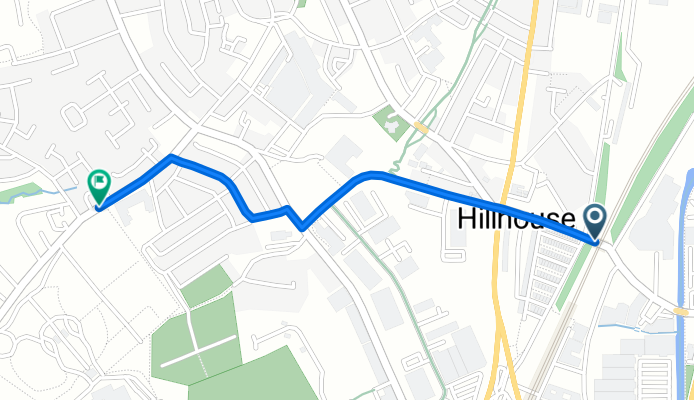 Route from Huddersfield
