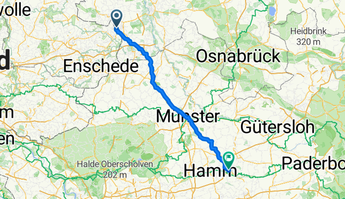 1 Nordhorn nach Hamm-Uentrop