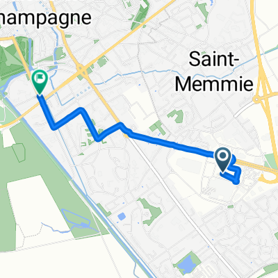 De Route Sans Nom à Avenue du Maréchal Leclerc