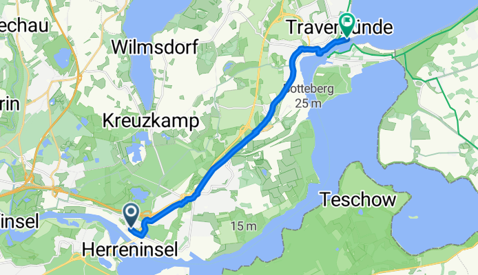 Siemser Landstraße, Lübeck nach Am Leuchtenfeld, Lübeck