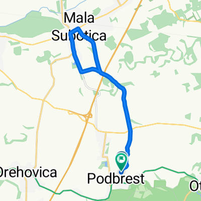 Ulica Stjepana Vojvode, Podbrest to Ulica Stjepana Vojvode, Podbrest