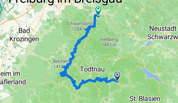 Bernau Gschwend Belchen Kirchzarten