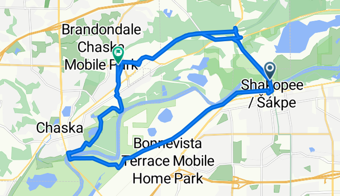 Minnesota Valley State Trail, Shakopee to Old Audubon Rd, Chaska