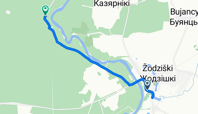 Первомайская улица, Zhodishkovskiy to Н7967, Zhodishkovskiy