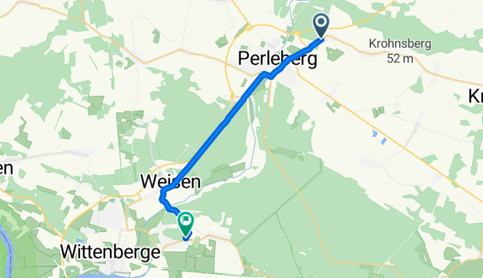 Pritzwalker Chaussee nach Lüchstraße