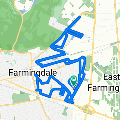 S Crescent Dr, Farmingdale to S Crescent Dr, Farmingdale