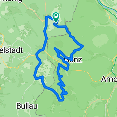 Vielbrunn - Gönz - Leidensweg - Boxbrunn - Eselspfad - Watterbach - Breitenbuch - Würzberg
