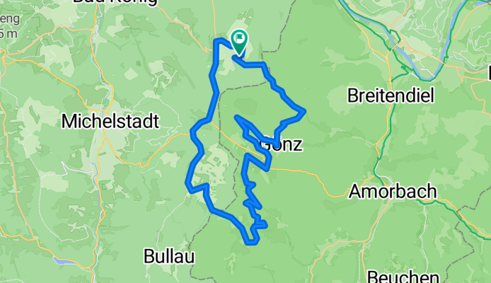 Vielbrunn - Gönz - Leidensweg - Boxbrunn - Eselspfad - Watterbach - Breitenbuch - Würzberg