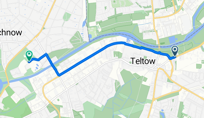 Lichterfelder Allee, Teltow nach Kleinmachnow
