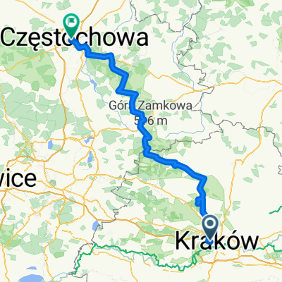 Kołowa, Kraków do Jasna Góra, Częstochowa