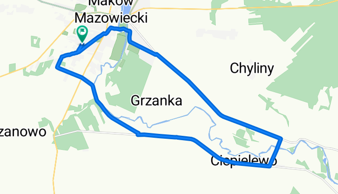 L Staffa, Maków Mazowiecki do L Staffa, Maków Mazowiecki