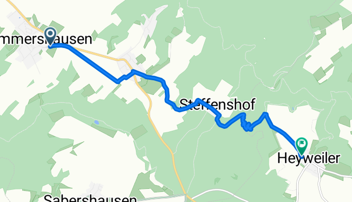 Mühlenweg, Dommershausen nach K 31, Beltheim