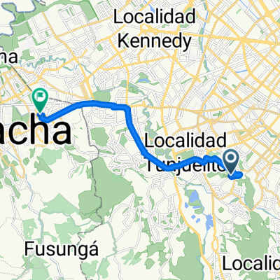 De Calle 42B Sur # 10-6, Bogotá, D.C. a Diagonal 37 A 16-45, Soacha