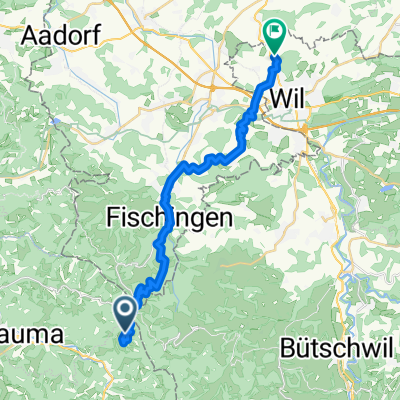 From Fischenthal to Wil SG