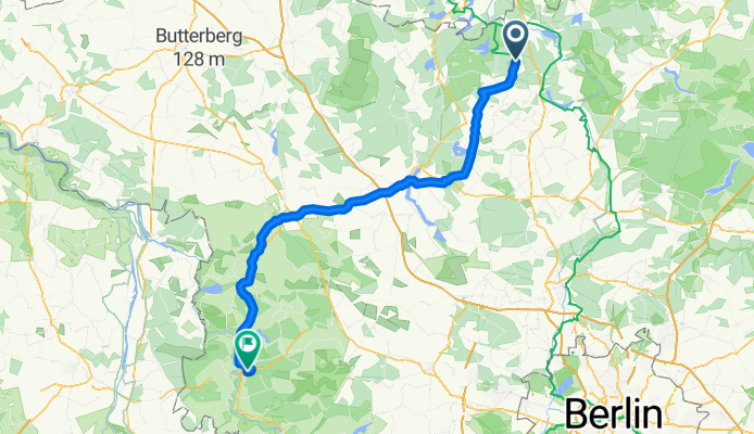 Seestraße, Großwoltersdorf nach Dunckerplatz, Rathenow