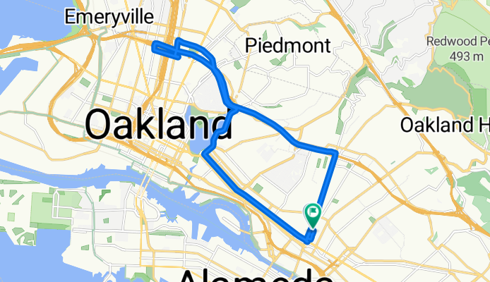 33rd Ave, Oakland to 33rd Ave, Oakland