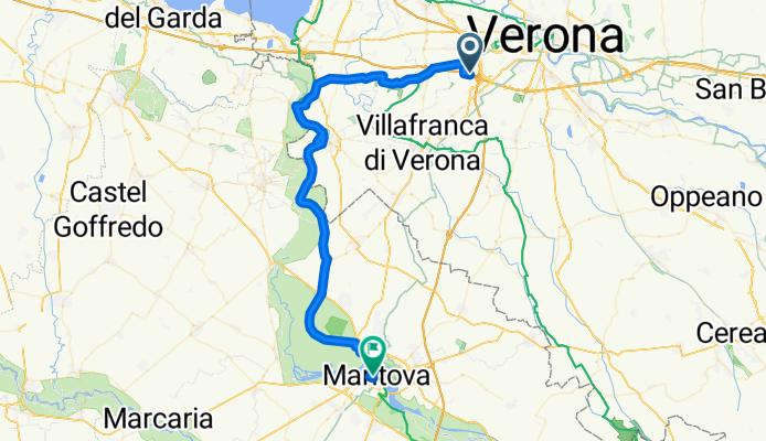 Via Aeroporto 20/C nach Piazza Felice Cavallotti