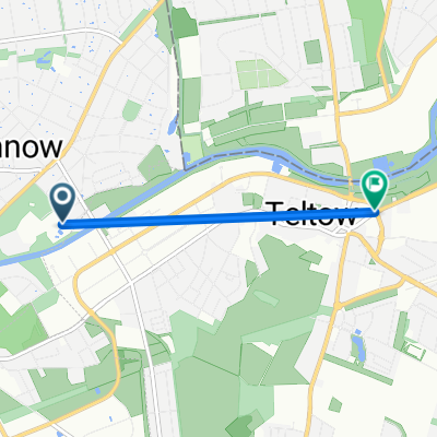 Kleinmachnow nach Lichterfelder Allee, Teltow