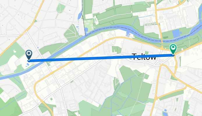 Kleinmachnow nach Lichterfelder Allee, Teltow