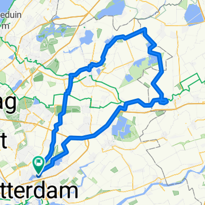 Route in Rotterdam