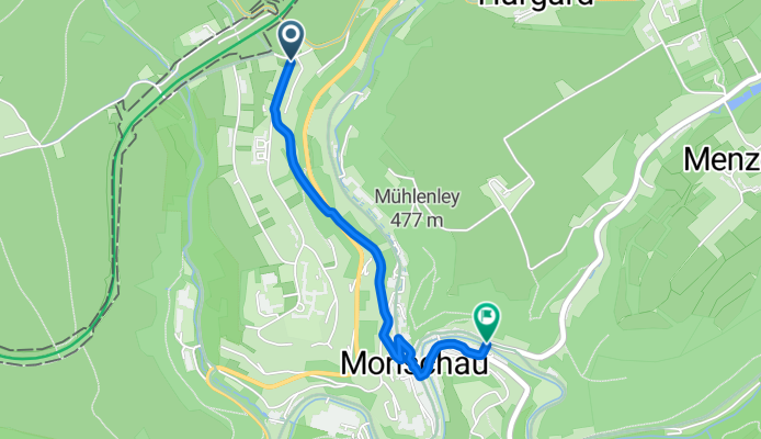 Hilgershof nach Eschbachstraße