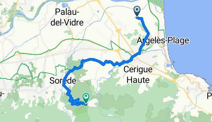 Himalaya Route nach Ermitatge del Castell