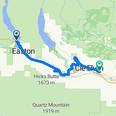 Exit 85 I-90 to Kachess Lake &amp; return