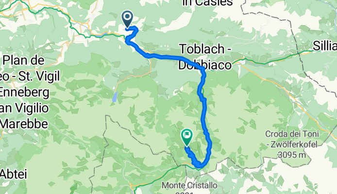 Unterrainer Straße, Welsberg-Taisten nach Toblach