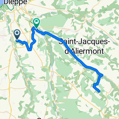 Route to Arques-la-Bataille