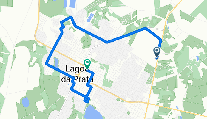 MG170, Lagoa Da Prata to Rua Luiz Guadalupe, Lagoa Da Prata