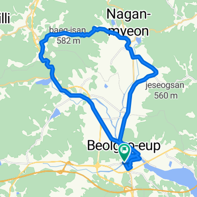 Beolgyo-eup 100-10 to Beolgyo-eup 100-10