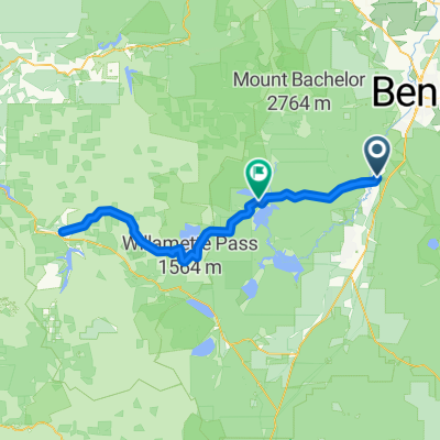 Beaver Dr, Bend to Forest Service Road 4635, Sisters