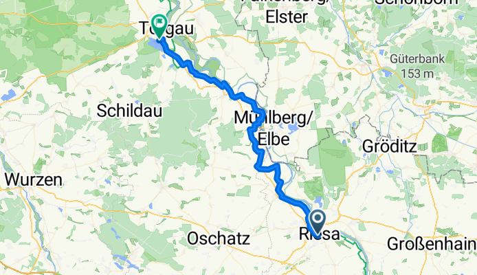 From Riesa to Torgau