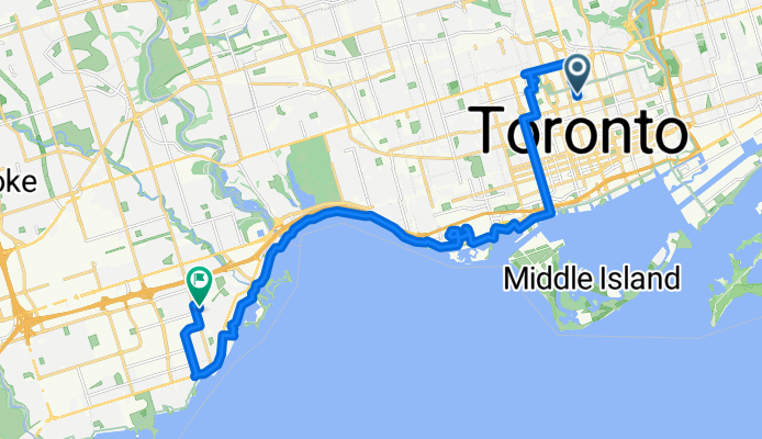 Grosvenor St, Toronto to Royal York Rd, Toronto