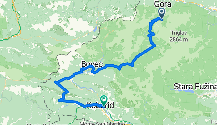 Kranjska Gora - Kobarid