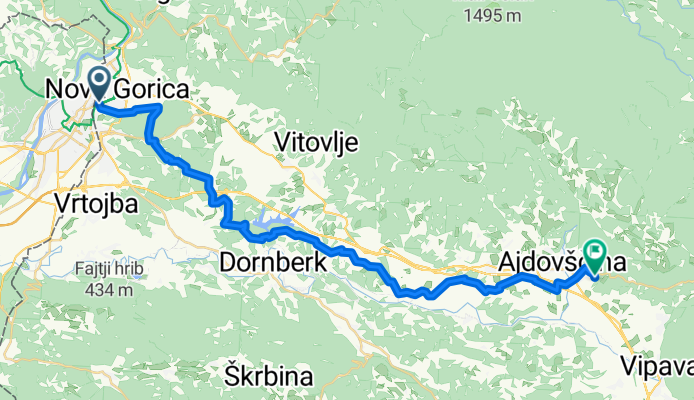 Nova Gorica - Ajdovščina