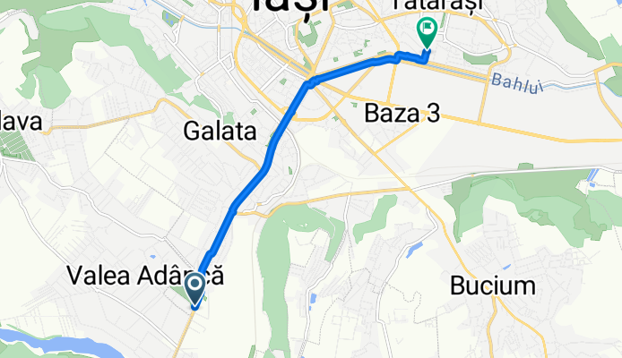 Șoseaua Nicolina, Iaşi to Strada Ciurchi, Iaşi