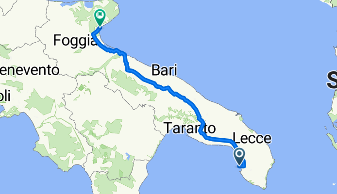 Via B. Ravenna nach Corso Roma