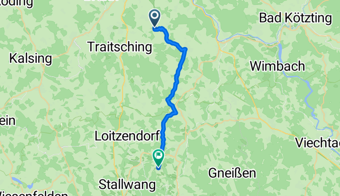 Von Cham bis Denkzell