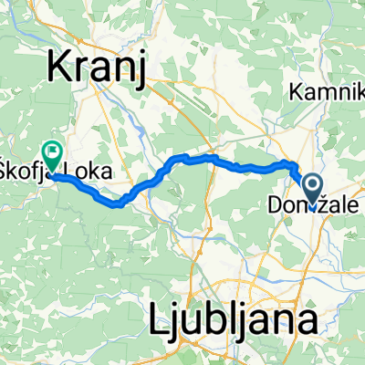 Route to Skofja Loka Castle & Museum