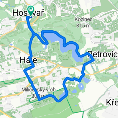 Mezi potoky, Praha 15 do Mezi potoky, Praha 15