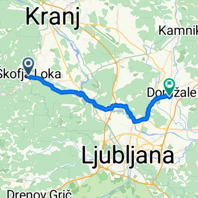 From Škofja Loka to Domžale